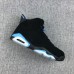 Air Jordan 6 Retro Basketball Shoes Black Blue White Light Blue